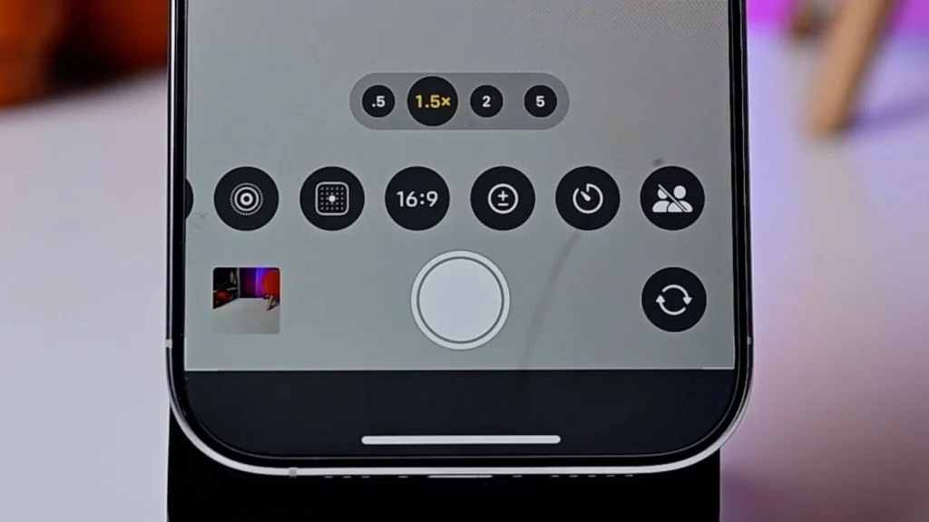 A hidden shelf at the bottom reveals more controls.
